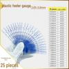 Plastic Feeler Gauge Set: 0.02-1.0mm & 0.05-1.5mm Thickness and Gap Shims.