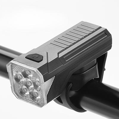 1Pc  Bicycle Headlight Mini Riding Light Five-gear Adjustment Easy To Install Night Riding Light Portable Highlight Riding Equipment