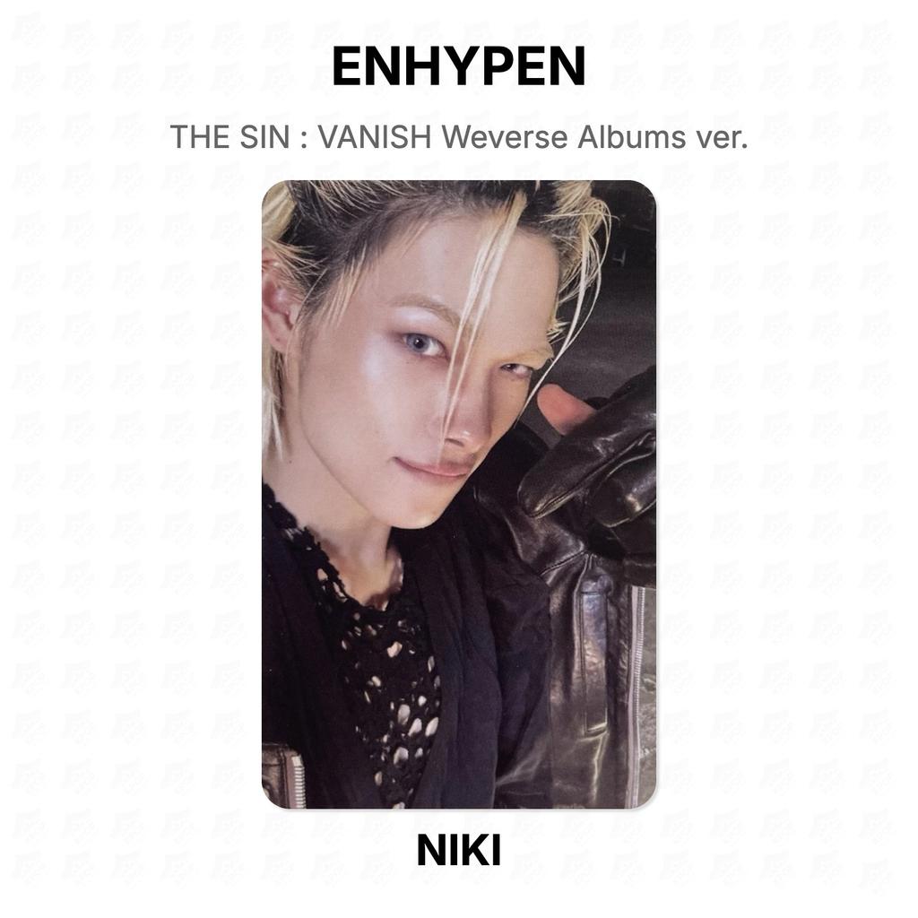 ENHYPEN THE SIN : VANISH Weverse Albums Ver. Official Photocard