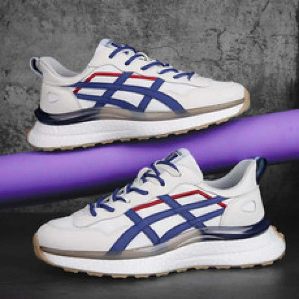 Shoes Men's  Spring New Lightweight Non-slip Fashion Trend All-match Casual Soft Bottom Shock Absorption Running Sports