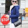 Winter Women Jacket Hooded Zip-up Long Sleeves Thick Plush Lined Solid Color Cardigan Keep Warm Commuting School Coat