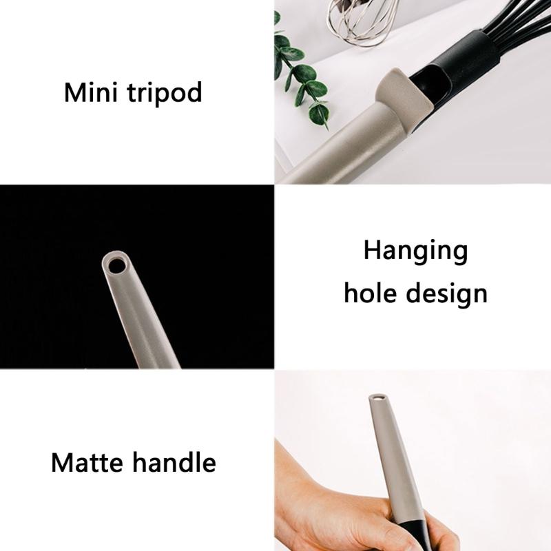 Portable Nylon Whisk Portable Manual Beaters Ideal For Mixing Eggs, Batter, And Cream Without Scratching Cookware