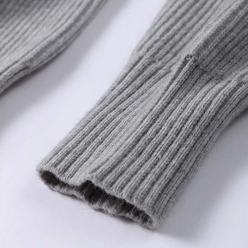 Women Casual O-Neck Knit Cardigan Autumn Winter Loose Long Sleeve Zipper Sweater Vintage Solid  All-matching Knitwear