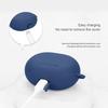 For SoundPEATS Air5 Pro Silicone Case with Anti Lost Buckle Bluetooth-Compatible Earphones Protective Cover