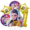 Set di 6 Palloncini in Alluminio con Numeri da 0 a 9 per Festa di Compleanno a Tema Musicale Decorazione Baby Shower Regalo