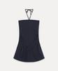Seobdyudeu Band Dress (Navy Dot)