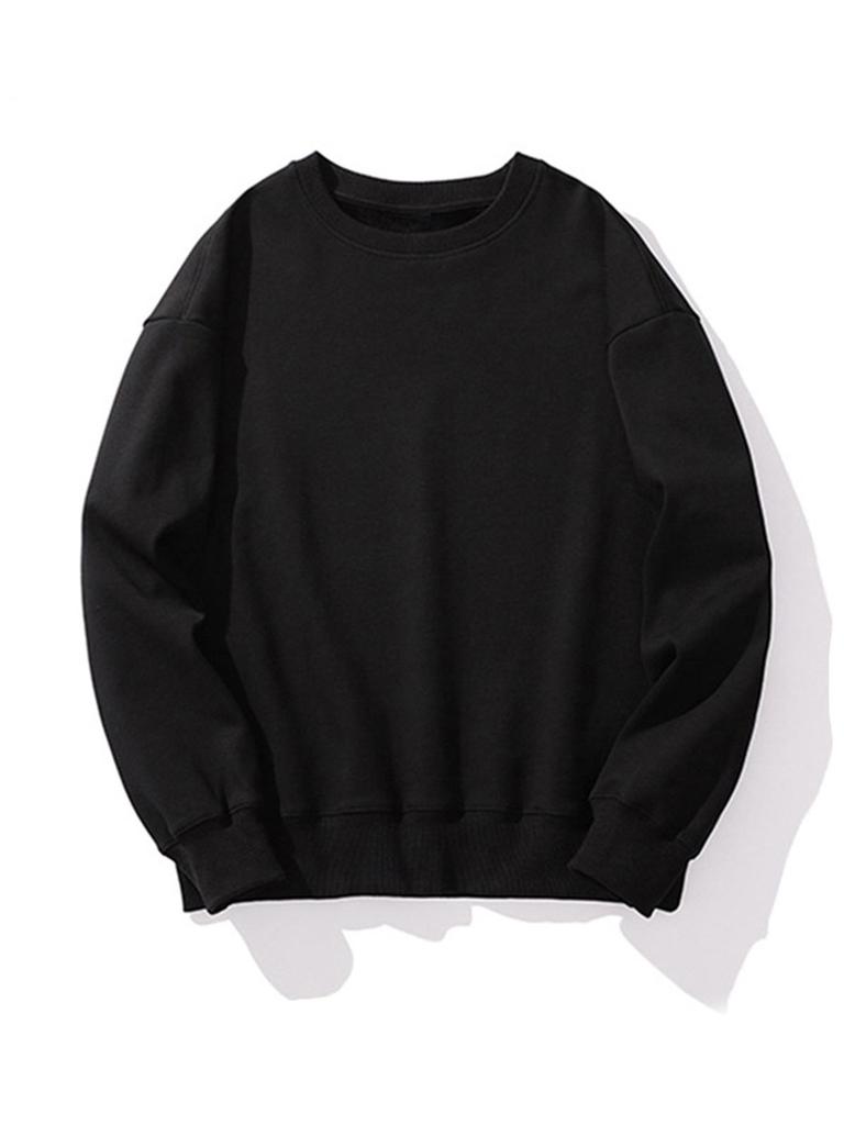 TEMU Damen Sweatshirt in Unifarben, erhältlich in europäischen und amerikanischen Größen mit Bügel-Wärmetransfer-Design