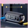 Clock Alarm Bluetooth Radio Dimmer Nap Timer With Color Night Light For Bedroom