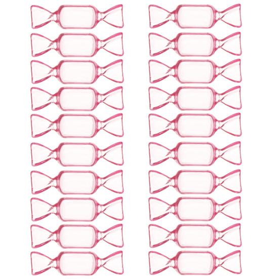 Klar geformte Süßigkeiten-Schmuckschatulle Mini-Schmuckorganizer Kunststoff-Süßigkeiten-Aufbewahrungsbehälter für Hochzeitsfeier Reise Valentinstag