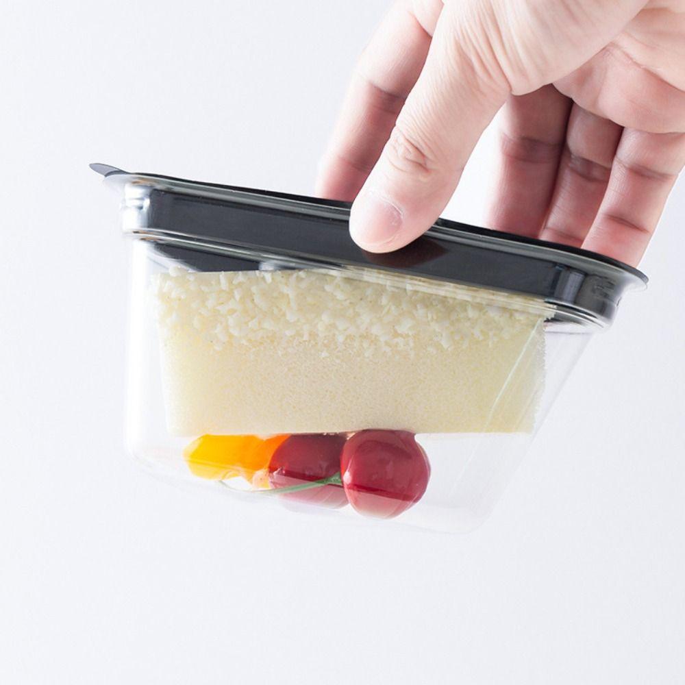 50Pcs Triangular Cheesecakes Box Plastic Dessert Containers Commercial Cake Slice Boxes  Restaurant