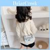 Adorable Mini Crossbody Bag For Kids Stylish Plush Princess Coin Purse With Pearl Chain