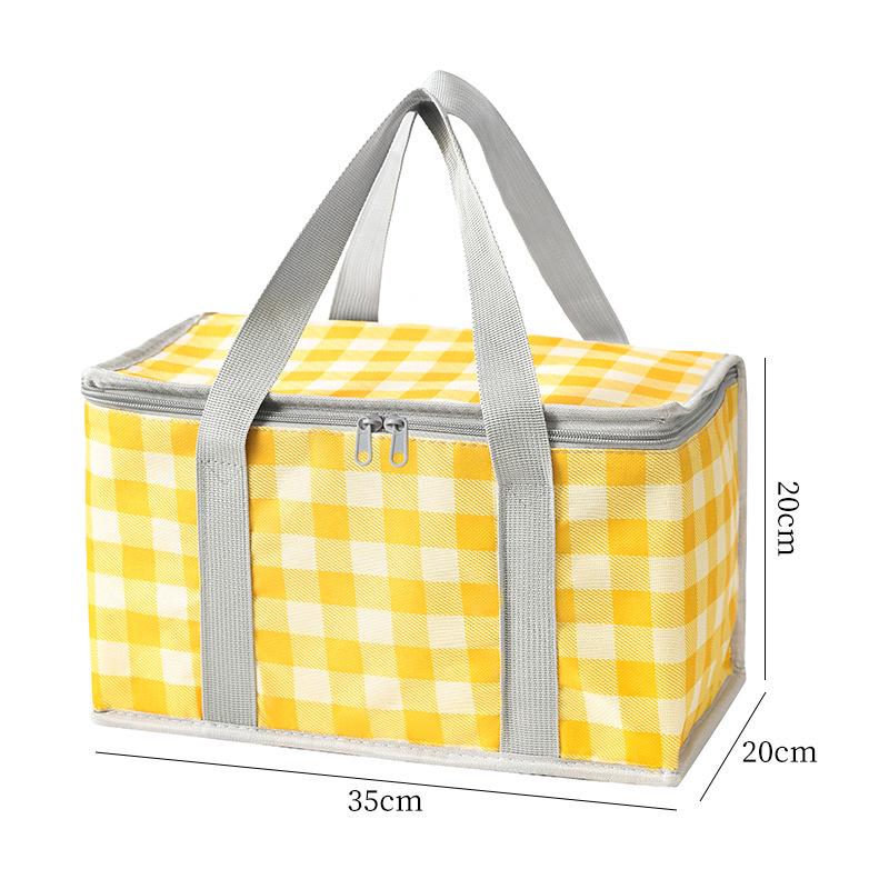 Waterproof Insulated Picnic Bag - Large Capacity Lunch Box with Cold/Fresh Keeping Features