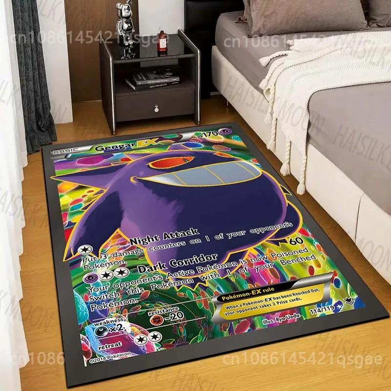 P-Pokemon G-Gengar Kortelės Spausdinti Kilimai Miegamasis Svetainė Sofa Darbo Kambarys Vaikų Kambarys Didelio Ploto Dekoro Kilimai Dovana Kilimėlis Potdemiel