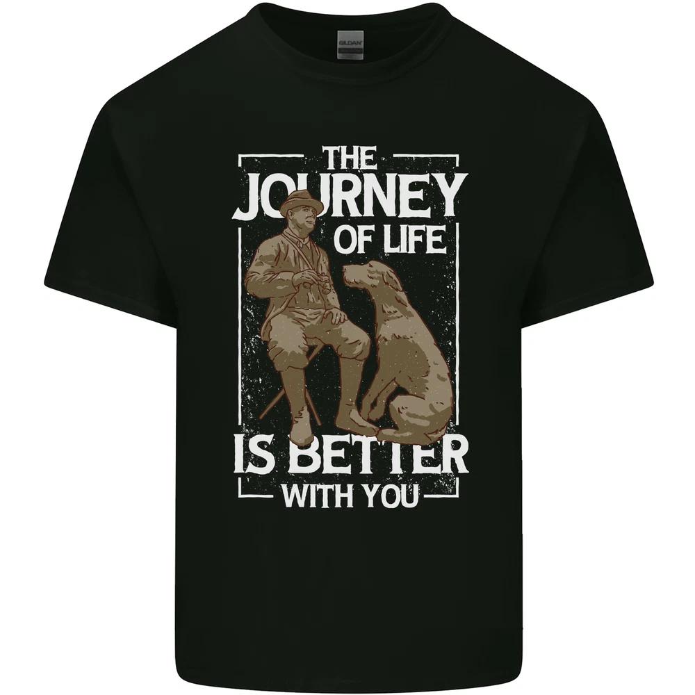 Journey of Life Old Unisex and Dog Unisexs Light Cotton TShirt S