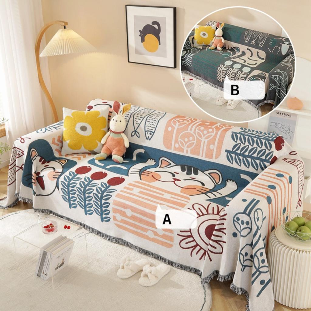 Sofa Blanket, Sofa Towel, Cover Cloth, Outdoor, Living Room, Sofa Cover Cloth, Double-sided Backrest, Thick Back Towel, Camping