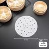 Disposable Non-Stick Steamer Mat for Mantou Baozi - Heat-Resistant Silicone Oil Baking Paper