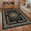 Persian Style Carpet for Living Room Home Decoration Retro Lounge Rug Soft Bedroom Doormat Non-slip Bedside Mats Washable Dark