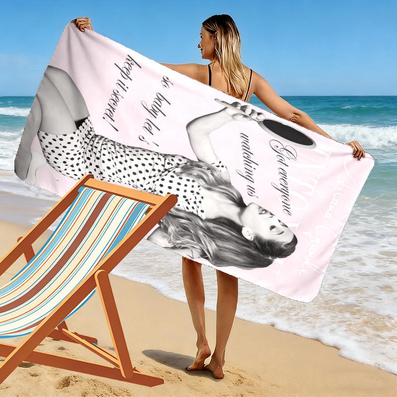 Ariana Grande Towel, Large Soft Quick Dry Towel for Beach Camping Swimming