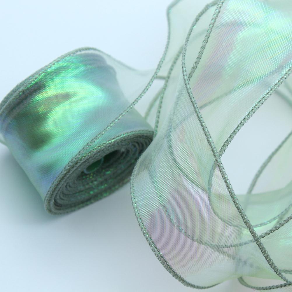 10 Meters/Roll Organza Yarn Ribbon Flower Packaging Material Floral Florist Wrapping Supplies Snow Yarn Ribbon Wave Band