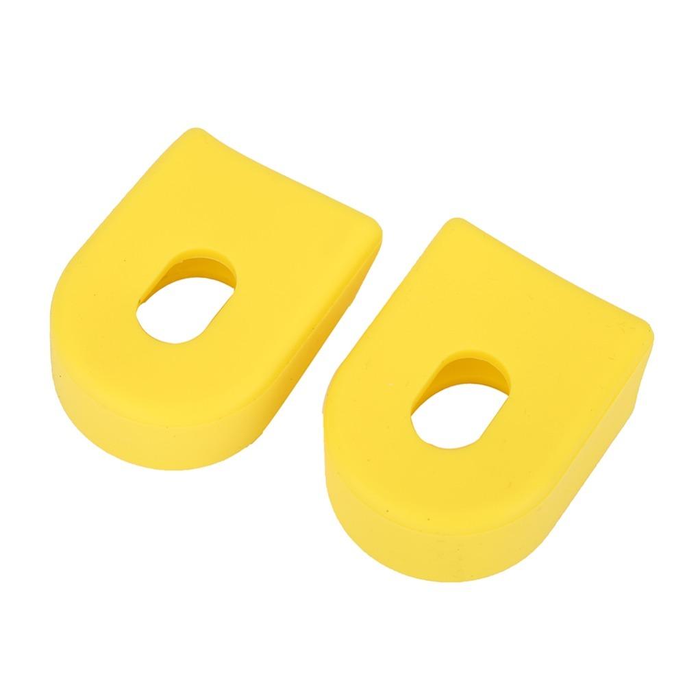 10PCS Silicone Cycling Crank Boot Protectors Multicolor Crank Arm Cover  Bike Accessory
