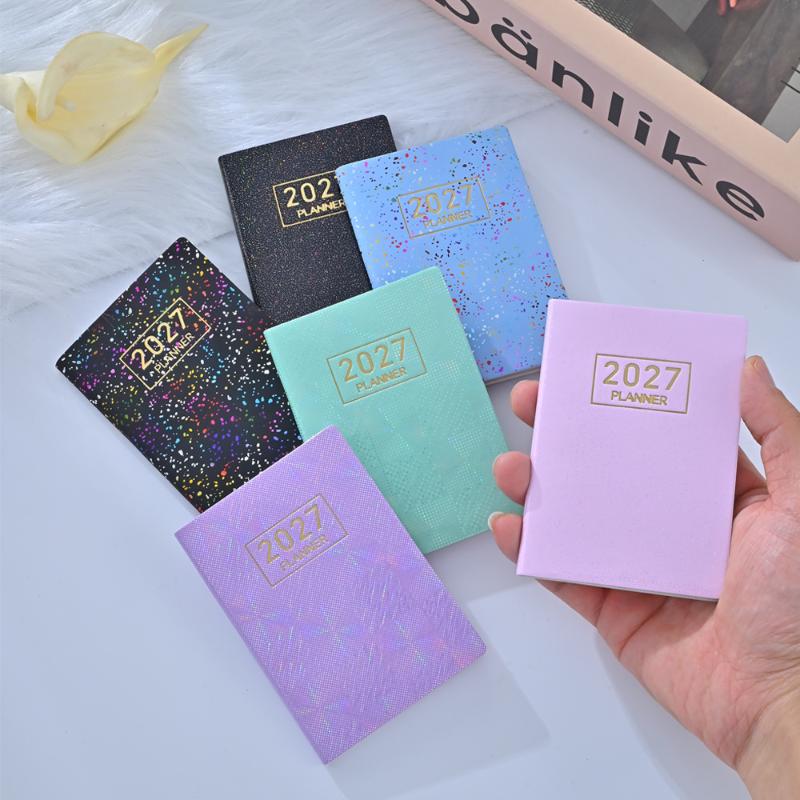 Mini A 7 2027 Agenda Book Pocket With Calendar Appointment Book Daily Planner Notebooks Students