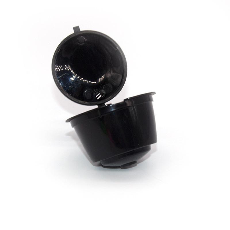 

Багаторазова кавова капсула Чашка для фільтра для Nescafe Dolce Gusto Кришки багаторазового використання Ложка Щітка Кошики для фільтра Стручок М’який смак Солодкі кавові капсули чорний