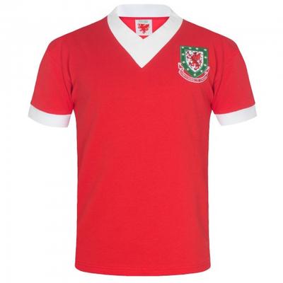 FA Wales Mens 1958 John Charles 9 Retro T-Shirt