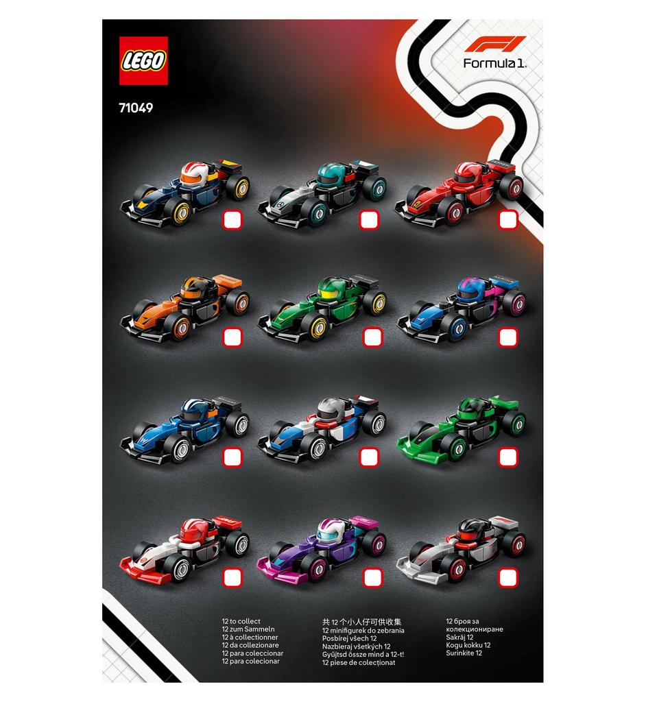 LEGO F1 Sammler-Rennwagen Alpine | Alpine F1 Team Rennwagen [71049-6]