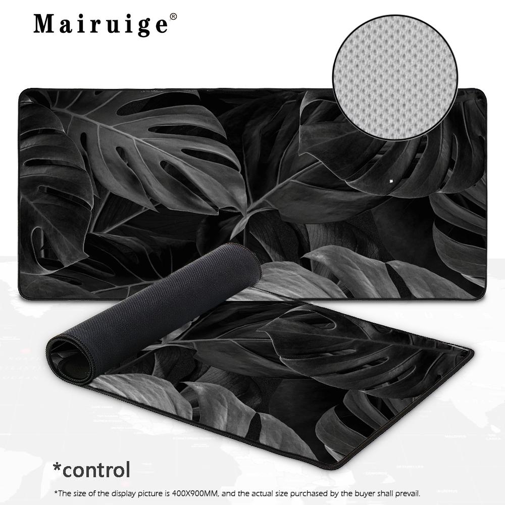 Mairuige Botanical Retro Mouse Pad Gaming Accessories Desk Mat Extended Pad Gamer Desk Pad Mouse Mat Desktops 900x400 Office Rug