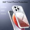 For iPhone 15 Pro Max Magnetic Case Gradient Glitter Shockproof TPU PC Phone Cover Compatible with MagSafe