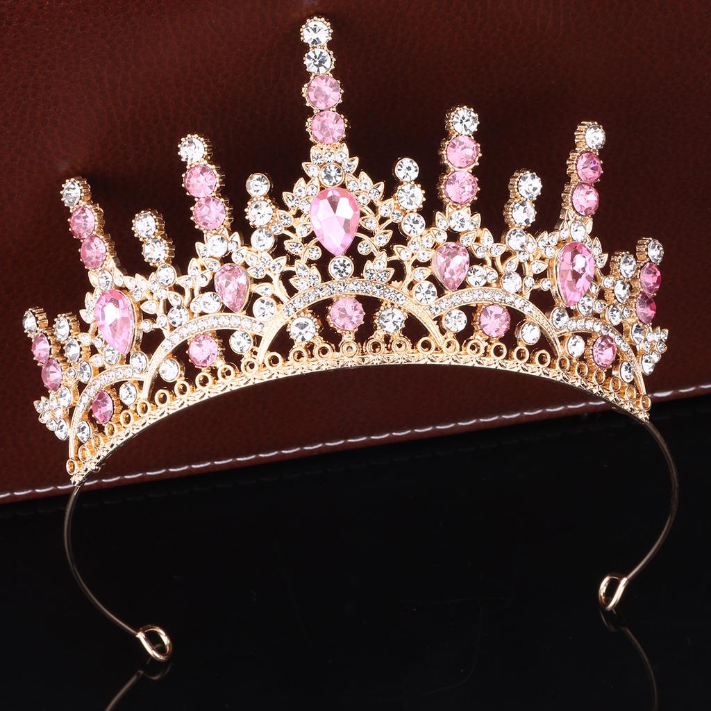 Prinzessin Kristallkrone Tiara Mädchen Geburtstag Stirnband Auftritt Laufsteg Kleid Accessoires Königin Königin Krone