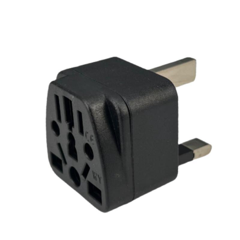 Adaptateur de prise de type G UK Euro Européen UE vers UK Adaptateur de voyage universel AU US Américain vers Britannique SG MY Prise électrique Chargeur noir