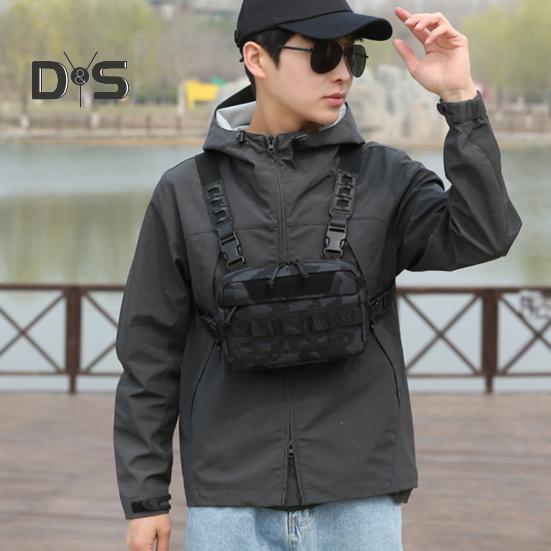 Bolsa de pesca impermeável Oxford tecido leve bolsa de colete grande capacidade acampamento ao ar livre caminhadas caça pesca equipamento armazenamento mochila