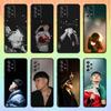J-Junior H  Phone Case For Samsung Galaxy A73,21,22,32,71,53,52,51,80,5G Soft Black Cover