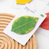 Leaf-Shaped Sticky Notepads Removable Memo Pads Paper Sticker Pads Anti-Forgetting Reminder Note for Home Wall Photo DIY Decoration