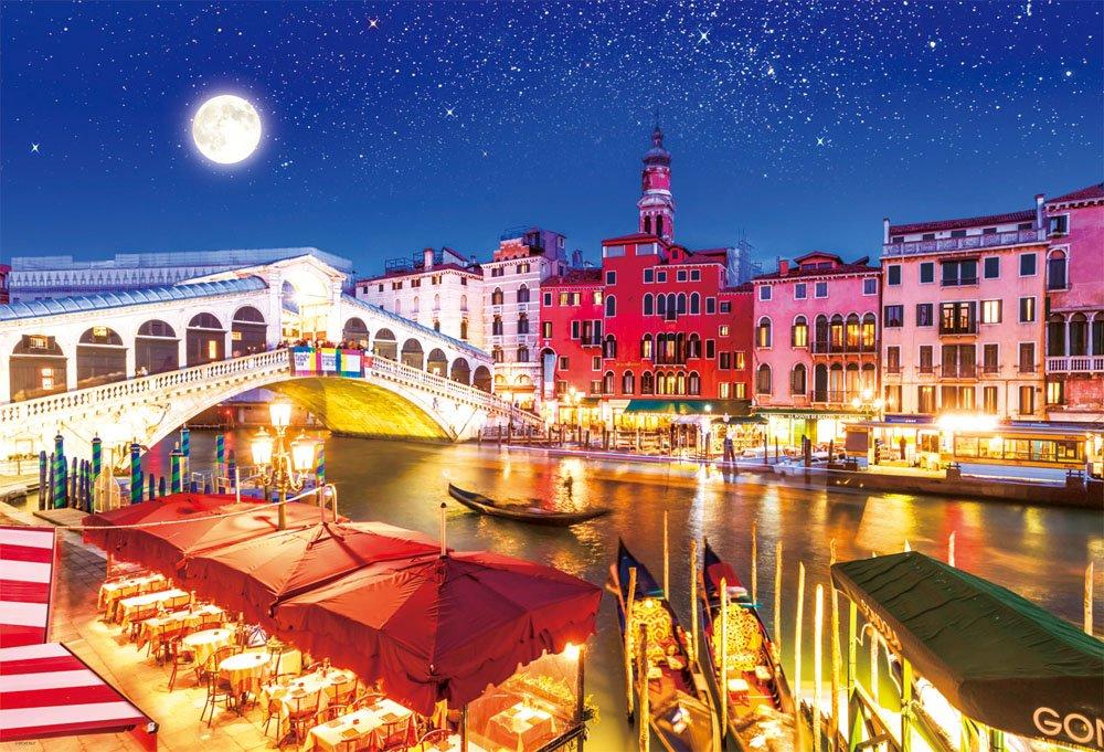 

Светящийся пазл из 1000 деталей «Всемирное наследие: Венеция в лунном свете» (49x72см)