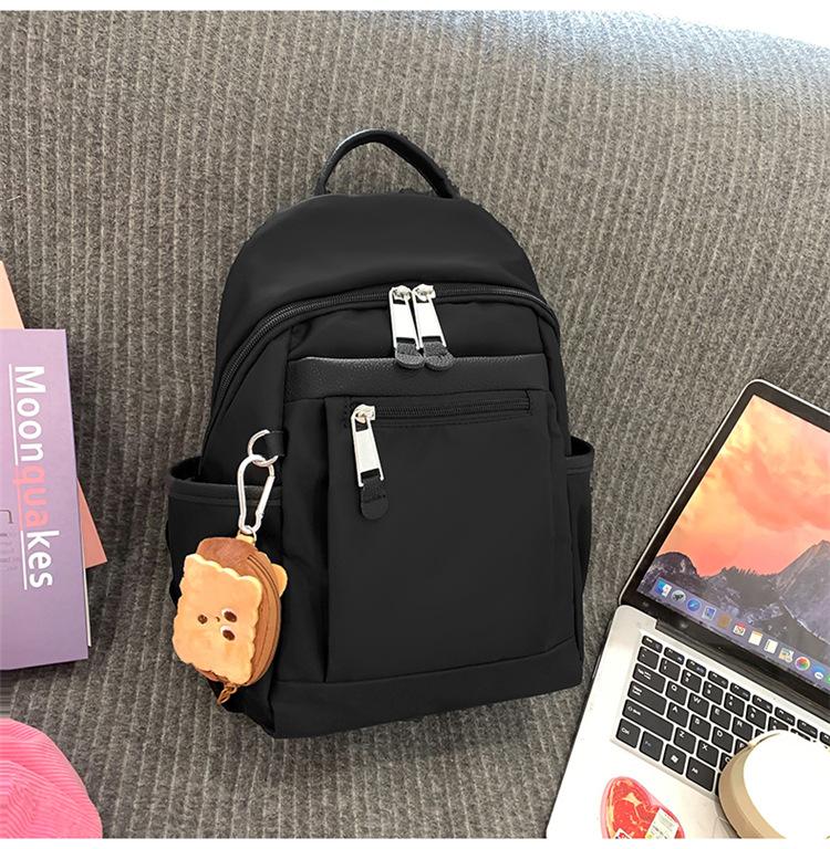 School Bag New Summer Travel Simple Fashion Versatile Backpack Lightweight Niche College Student School Bag Casual Backpack