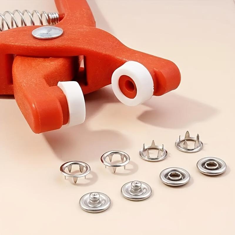 50 Sets, Snap Button Kit With Hand Pressure Pliers 1 Clear Box, Metal Snaps For Sewing, Sewing Snaps For DIY Crafts Clothes Hats Bags, Sewing Supplies