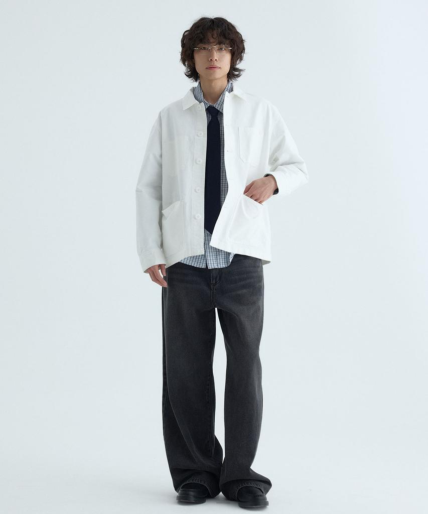 Cgp French Work Jacket - White