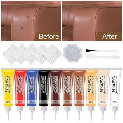 20ml Leather Repair Gel Color Car Repair Scratches Cracks Sofa Auto Seat Leather Complementary Refurbish Cream Repair Paste