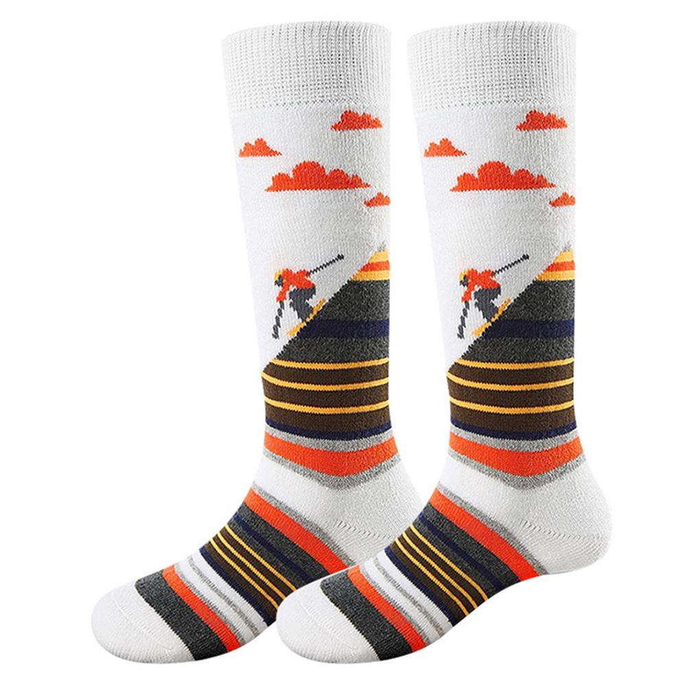 

Лыжные носки Спортивные носки Дышащие термоноски выше колена Удобные лыжные чулки для катания на лыжах и сноуборде оранжевый