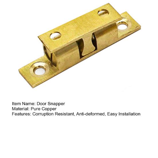Closing Latch Smooth Surface Rustproof Security KItchen Door Snapper with Free Screws Cabinet Connection Thick Easy Installation Door Snapper Home