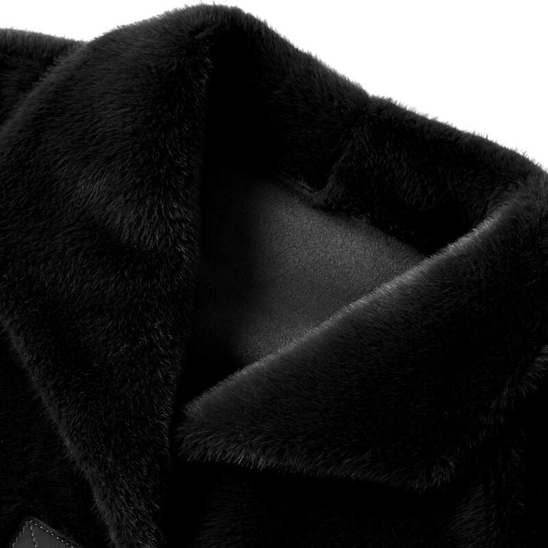 Past Women's Faux Mink Fur Winter Coat