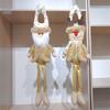 Christmas Doll Door Ornament Multipurpose Long Leg Doll Hanging Decoration For Tree Door Handle Bookshelf Curtain Window