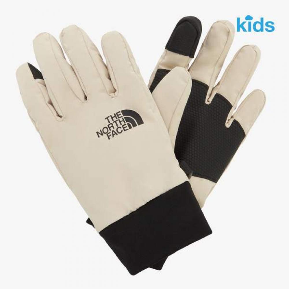 The North Face Kids Snow Gloves White Sand Nj3gr51s