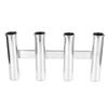 Fishing Rod Holder 4 Tube Racks Vertically Mounted Stainless Steel Hardware for Marine Yacht Boat