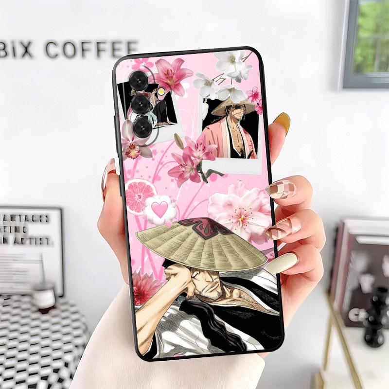 Bleach Kyoraku Shunsui Soft Phone Case for Samsung A17 A37 A57 A16 A26 A36 A56 A15 A25 A35 A55 A14 A24 A34 A54 A13 A23 A33 A53 A