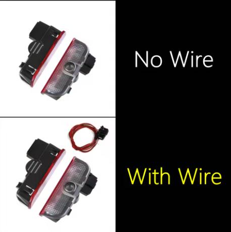 LED Car Door Logo Light Projector Lamp Accessories For Volkswagen VW Touareg 7P Golf 5 6 7 Jetta MK5 MK6 MK7 Passat B6 B7 B9 B8 CWR1