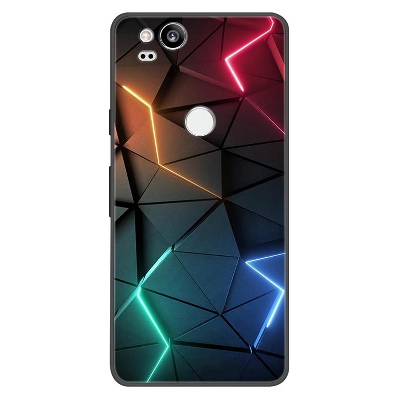 For Google Pixel 2 Case Soft Black Silicone Bumper Butterfly Phone Cover for Googe Pixel2 2XL Pixel2XL 2 Cases Fundas Coque