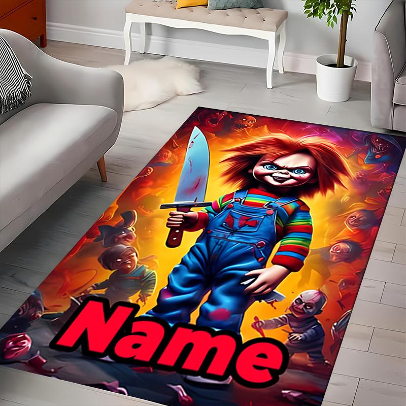 Custom personalization Chucky Area Rug - Perfect For Kitchen, Bathroom,Laundry Room Decor Large Size Available,Gift All Seasons